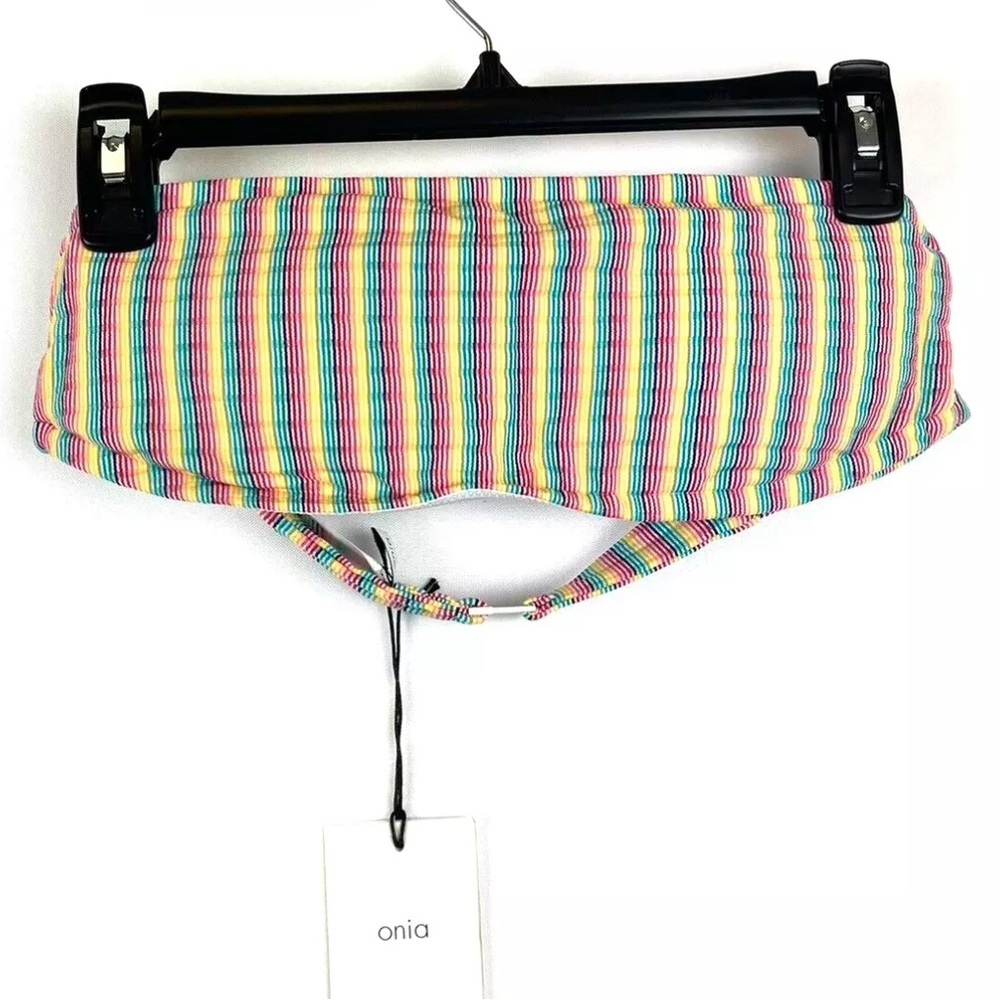 Onia Womens Natalia Swim Top Multi Size Large